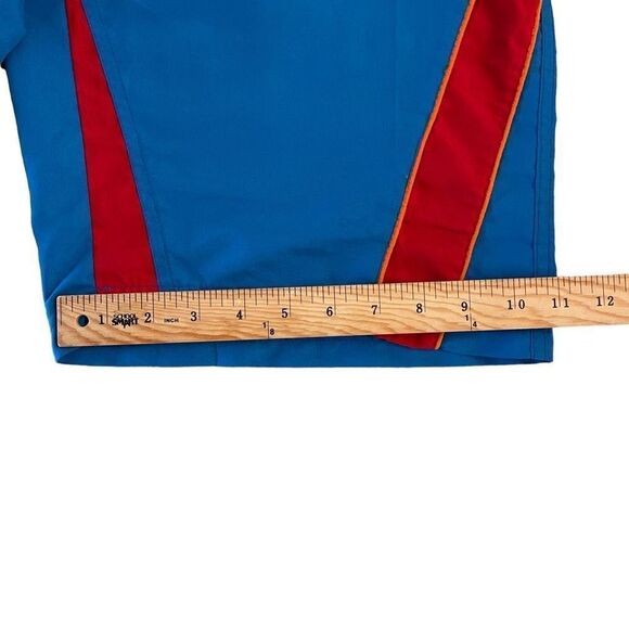 Quiksilver Mens Supreme Board Shorts Blue Red Polyester Size 32 - Picture 7 of 7